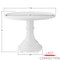 Last Confection Round Cake Stand, 11" Melamine Dessert Table Display for Birthdays, Holidays, Weddings